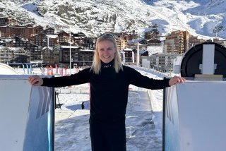 L'ancienne patineuse est fin prête pour son retour à la compétition sur la piste de Val Thorens